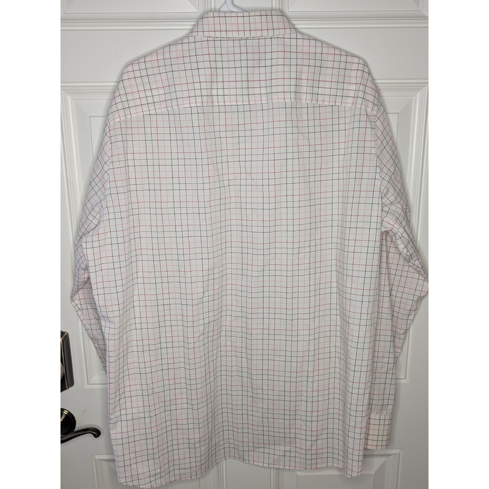 Fairlane Men's XL Window Pane Pattern Long Sleeve Collared Button Shirt EUC - Picture 3 of 9